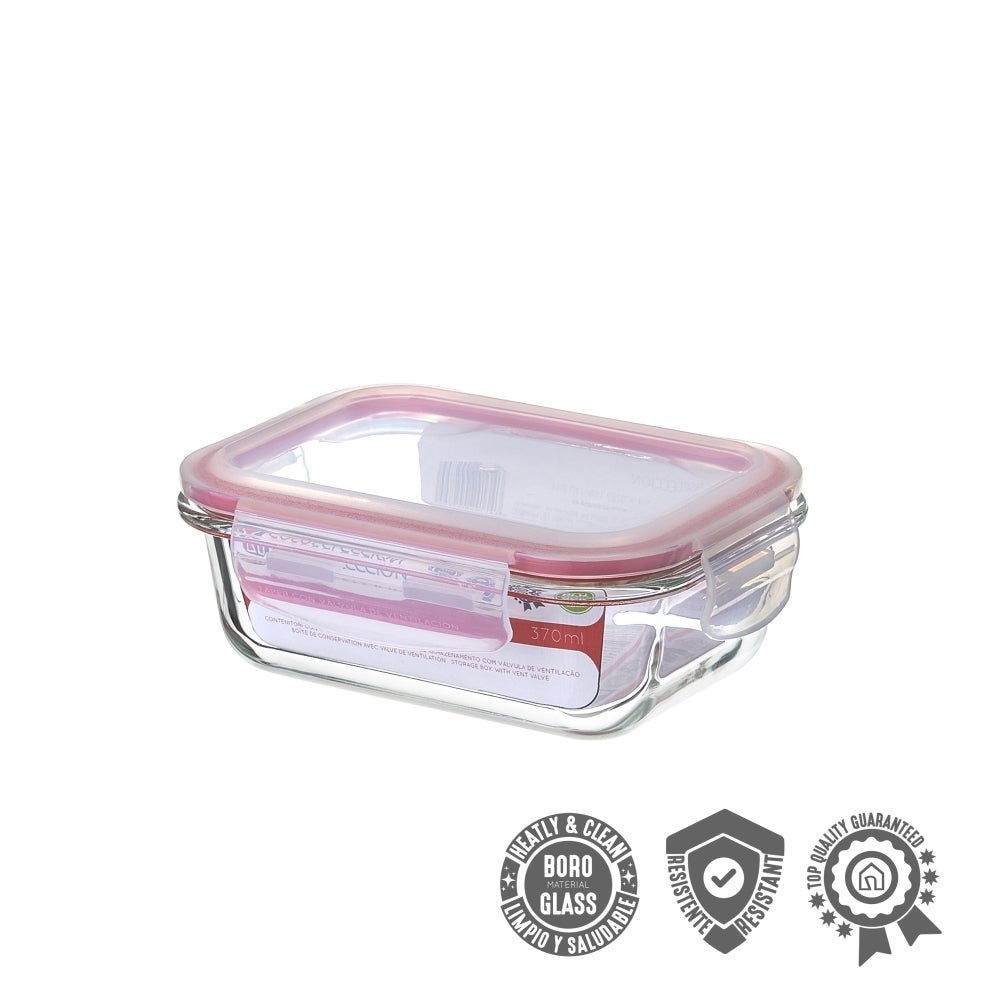 Set de 4 fiambreras de 370 ml