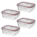 Set de 4 fiambreras de 370 ml