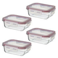 Set de 4 fiambreras de 370 ml