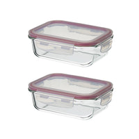 Set de 2 fiambreras de 630 ml