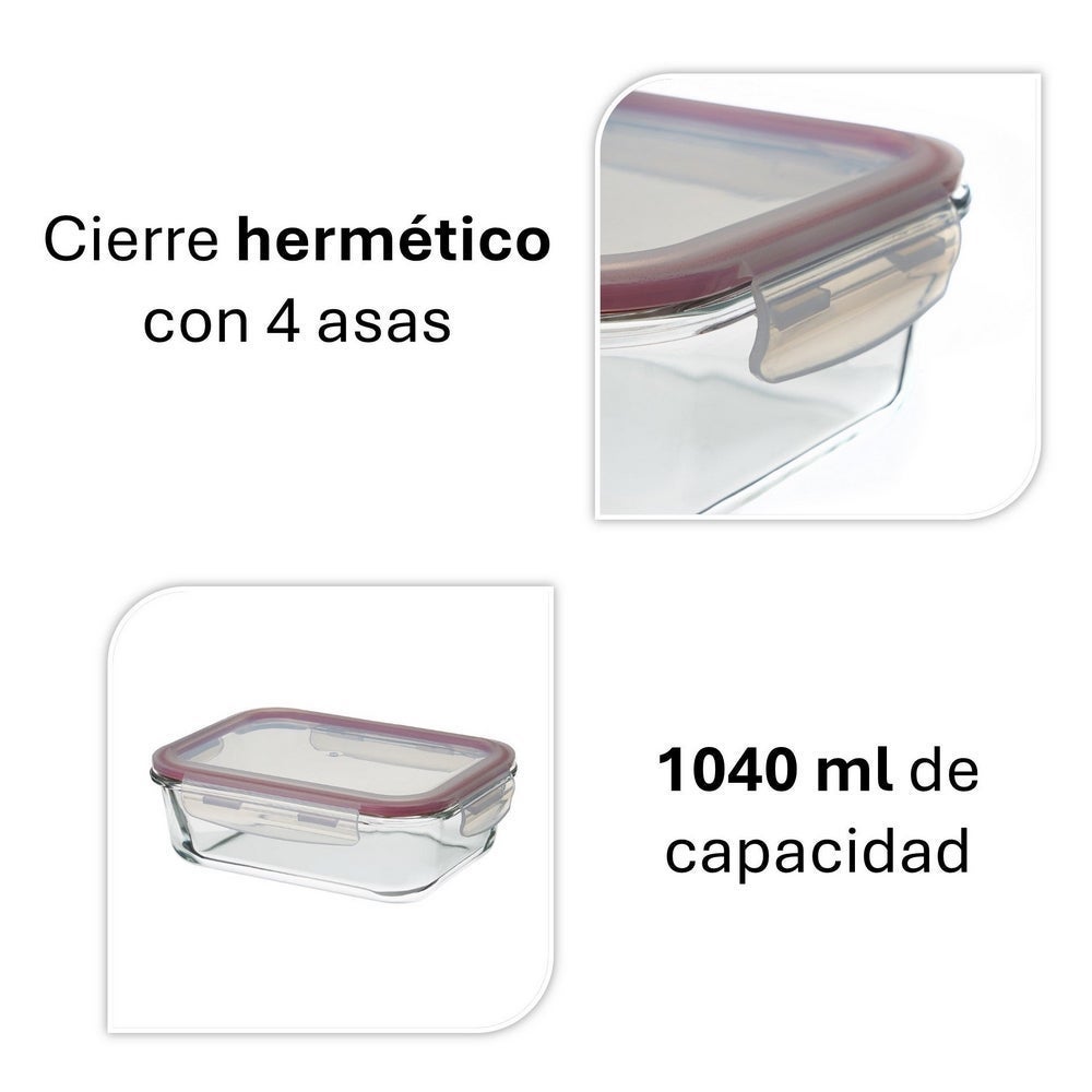 Set de 2 fiambreras de 1040 ml