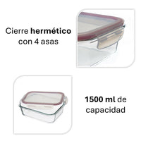 Set de 2 fiambreras de 1500 ml