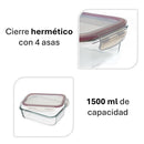 Set de 4 fiambreras de 1500 ml