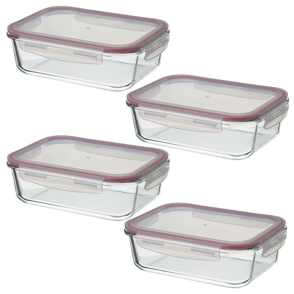 Set de 4 fiambreras de 1500 ml