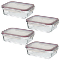 Set de 4 fiambreras de 1500 ml