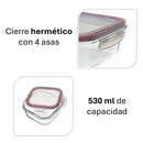 Set de 4 fiambreras de 530 ml