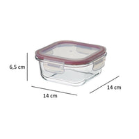 Set de 4 fiambreras de 530 ml