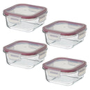 Set de 4 fiambreras de 530 ml