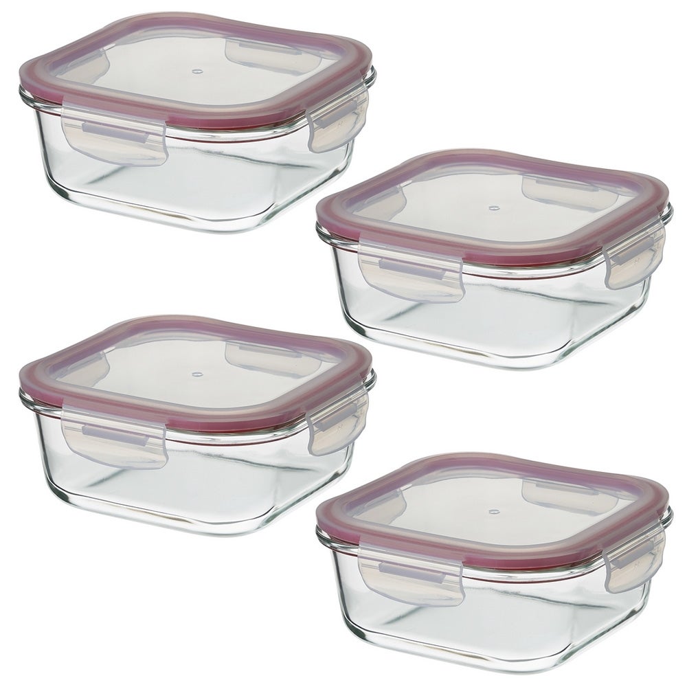 Set de 4 fiambreras de 800 ml