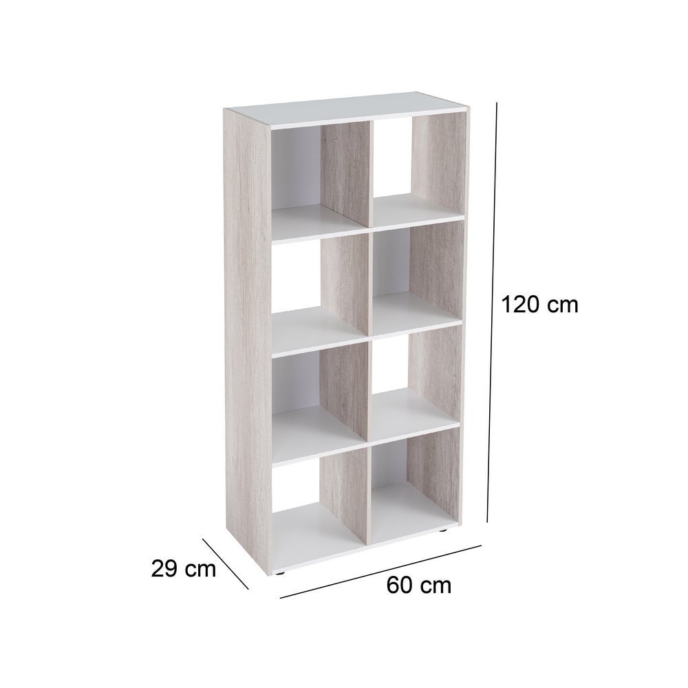 Estantería blanca 120 cm