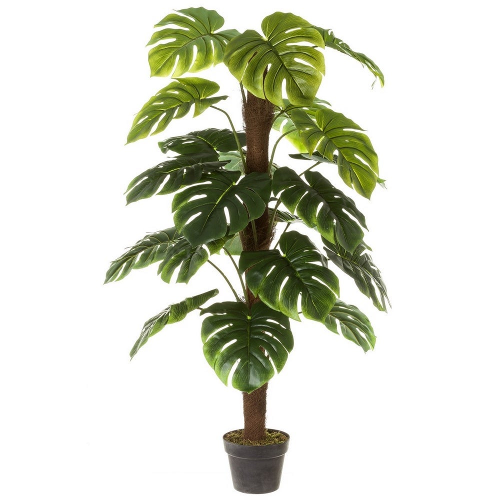 Planta artificial Monstera verde de plástico de 130 cm