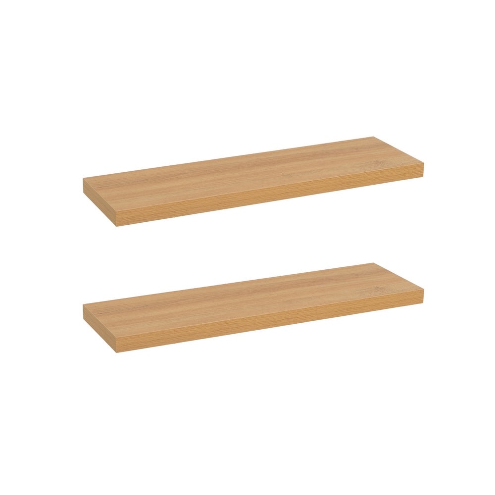 Set de 2 estantes de pared de 80 cm