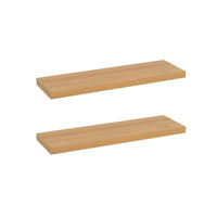 Set de 2 estantes de pared de 80 cm