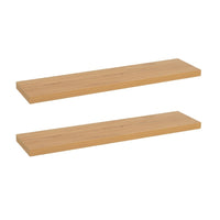 Set de 2 estantes de pared de 100 cm