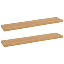 Set de 2 estantes de pared de 120 cm