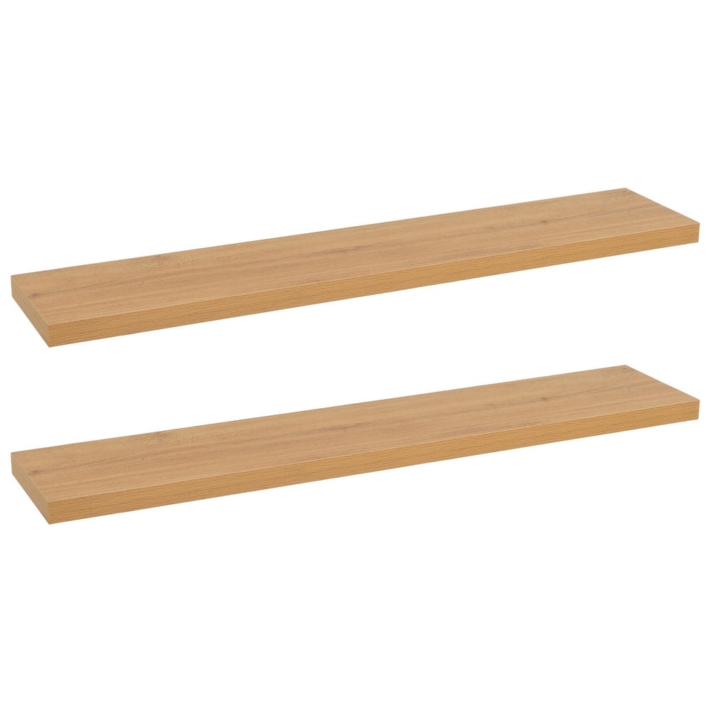 Set de 2 estantes de pared de 120 cm