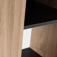 Estantería cubo negro