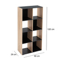 Estantería cubo negro