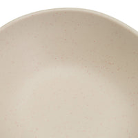 Juego de 6 boles grandes de melamina beige de 16 cm