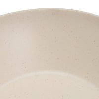 Juego de 3 ensaladeras de melamina beige de 23 cm