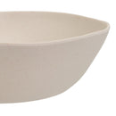 Juego de 3 ensaladeras de melamina beige de 23 cm