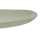 Juego de 12 platos llanos de melamina verde de 28 cm