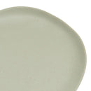 Juego de 12 platos postre de melamina verde de 20 cm