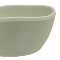 Juego de 6 boles pequeños de melamina verde de 11 cm