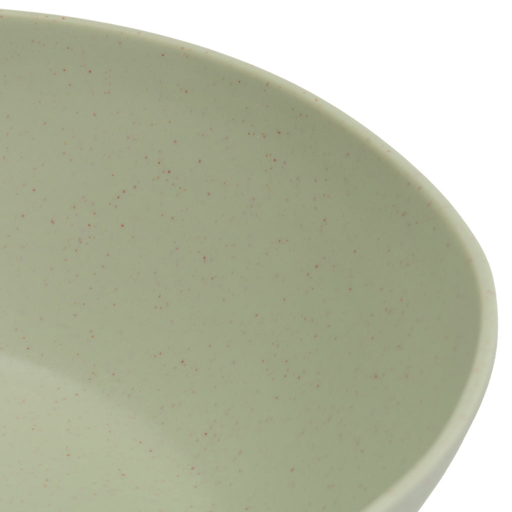 Juego de 3 ensaladeras de melamina verde de 23 cm