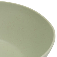 Juego de 3 ensaladeras de melamina verde de 23 cm