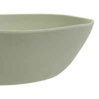 Juego de 3 ensaladeras de melamina verde de 23 cm