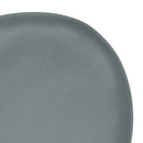 Juego de 12 platos postre de melamina azul de 20 cm