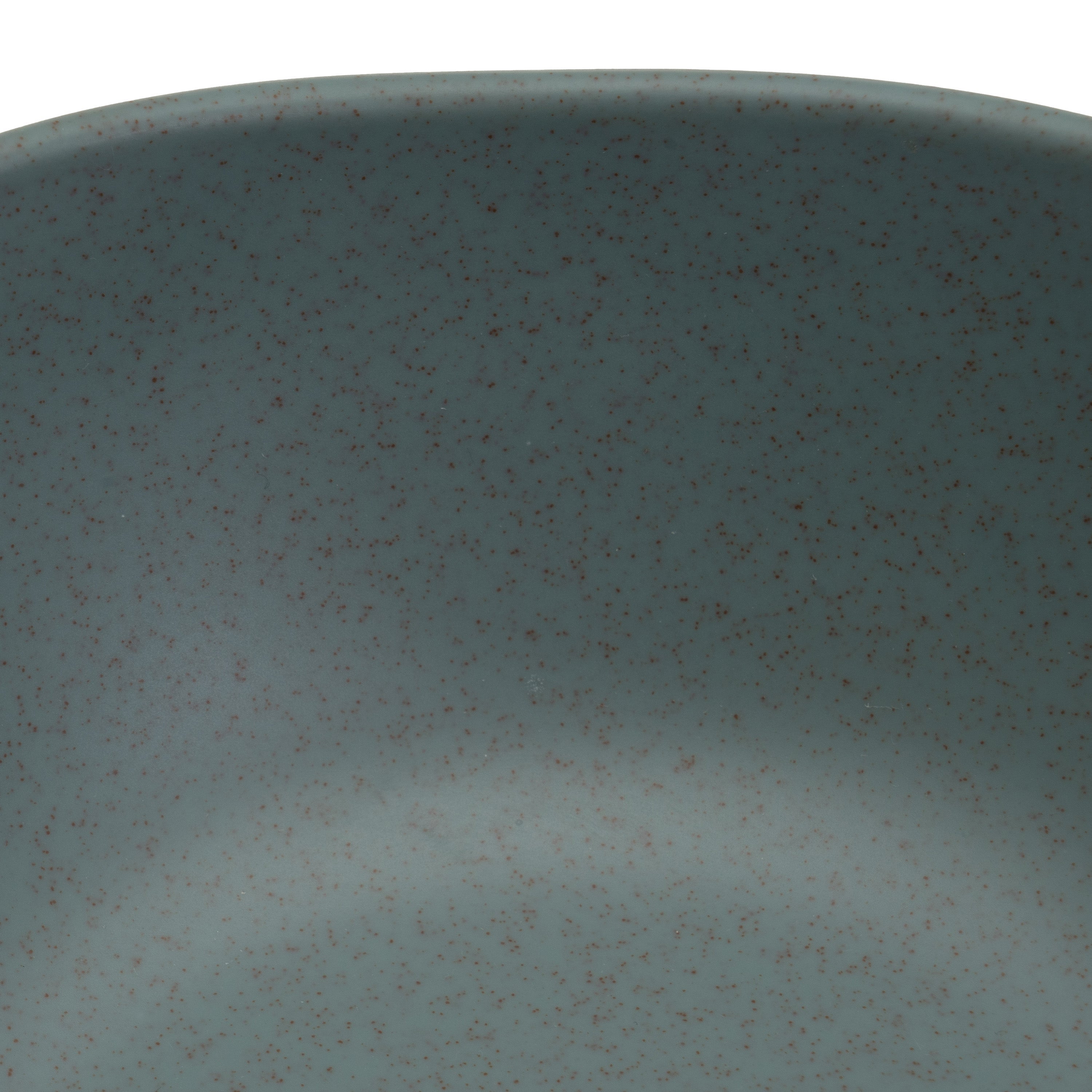 Juego de 6 boles grandes de melamina azul de 16 cm