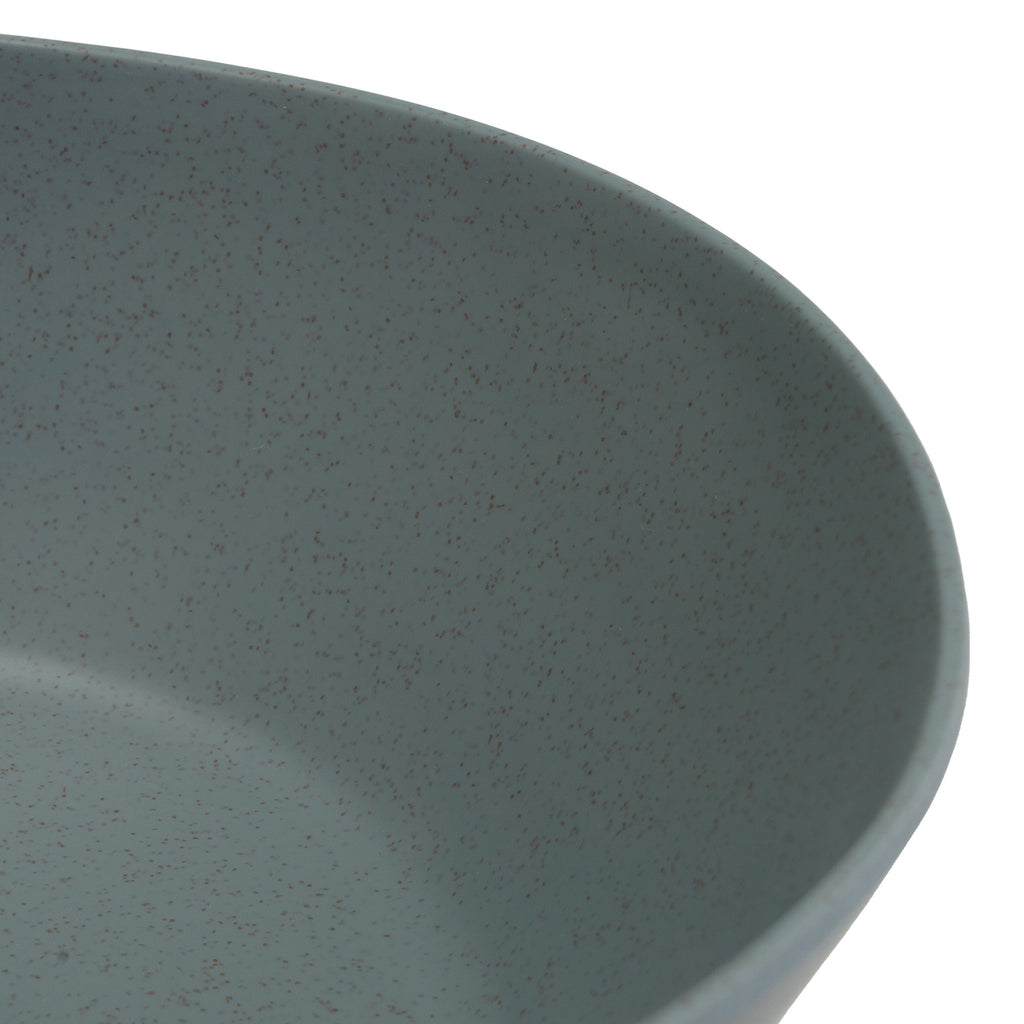 Juego de 3 ensaladeras de melamina azul de 23 cm