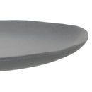 Juego de 12 platos postre de melamina gris de 20 cm