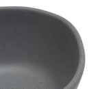 Juego de 6 boles pequeños de melamina gris de 11 cm