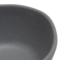 Juego de 6 boles pequeños de melamina gris de 11 cm