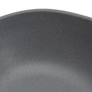 Juego de 6 boles grandes de melamina gris de 16 cm