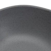 Juego de 6 boles grandes de melamina gris de 16 cm