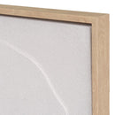 Set 2 cuadros abstractos decorativos beige