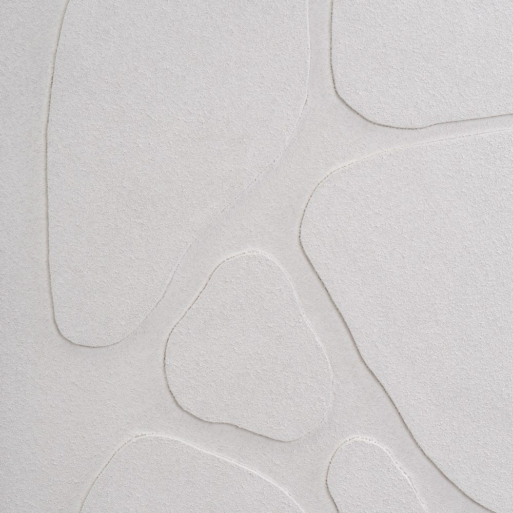 Set 2 cuadros abstractos decorativos beige