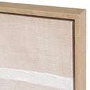 Set 2 cuadros abstractos decorativos beige