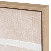 Set 2 cuadros abstractos decorativos beige