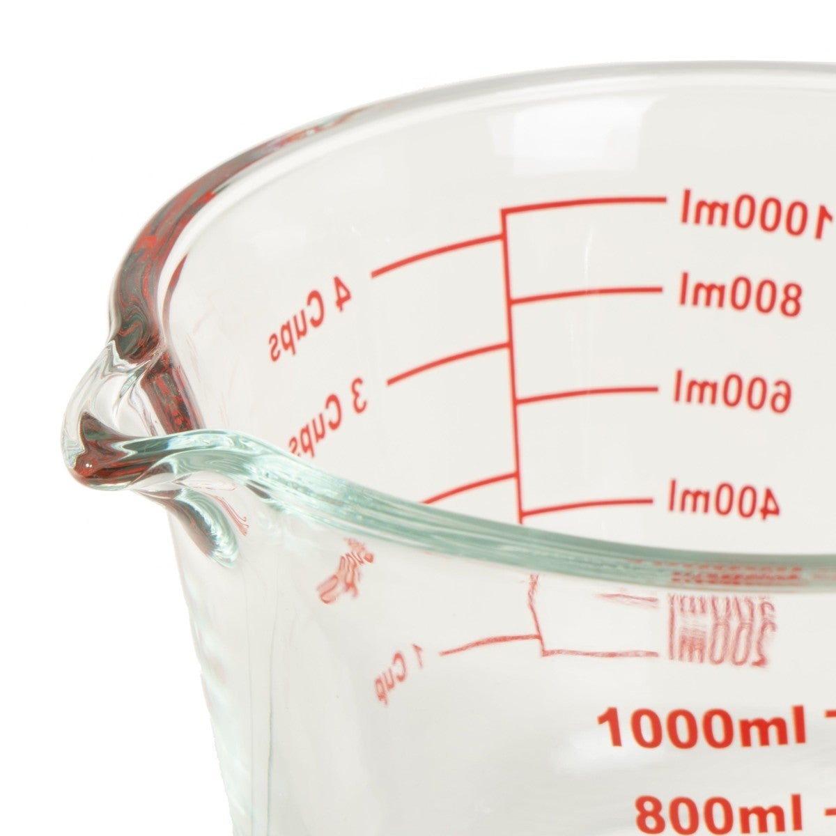 Set de 2 Jarras Medidoras de Vidrio de 21x16x11 cm