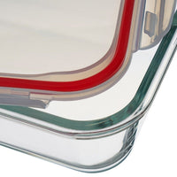 Set 12 Tapers de Cristal de Borosilicato Transparente con Válvula de 1500 ml