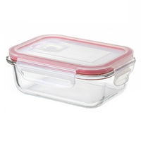 Set 4 Tapers de Cristal de Borosilicato Transparente con Válvula de 1500 ml