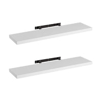 2 estantes flotantes de 100 cm