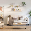 2 estantes flotantes de 60 cm