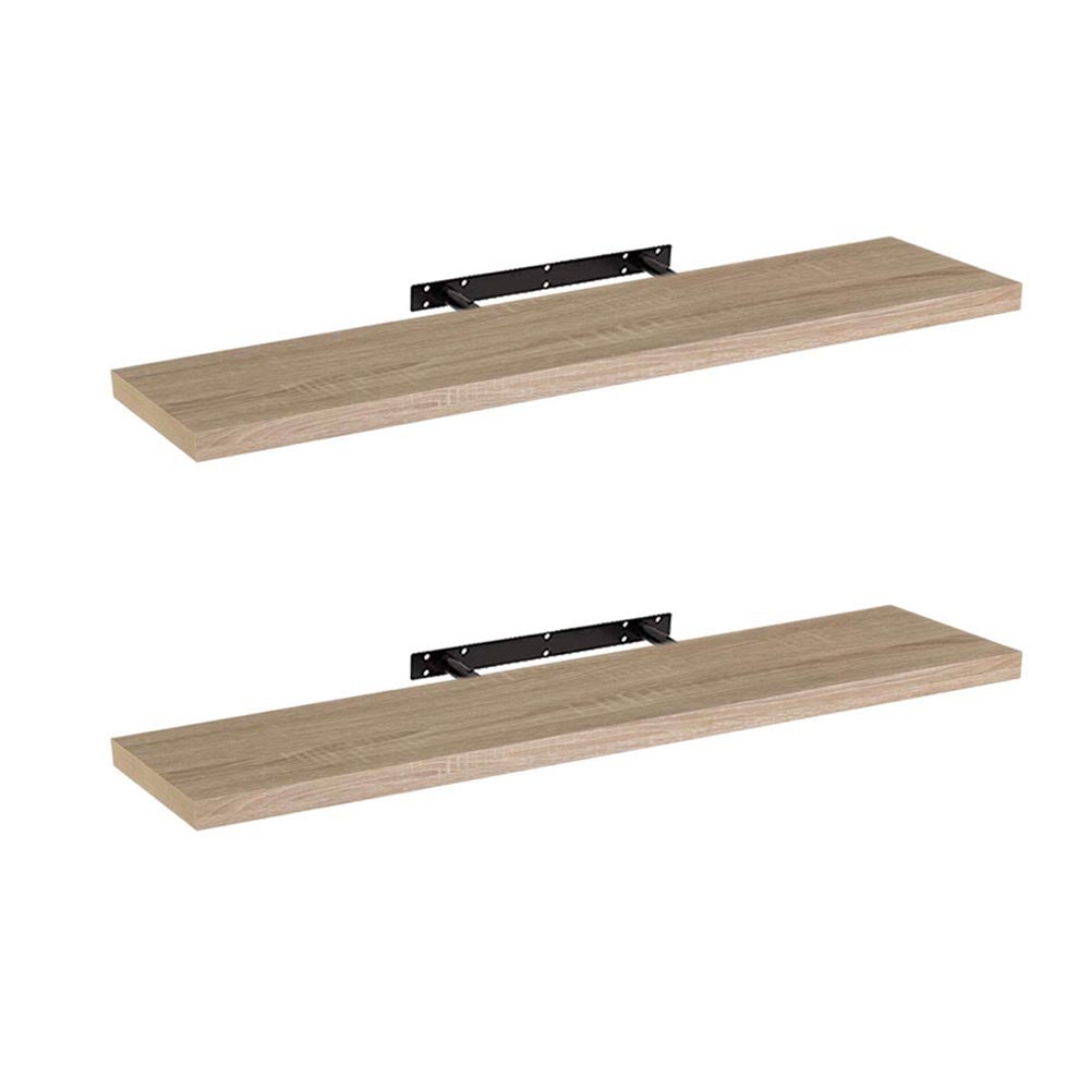 2 estantes flotantes de 120 cm