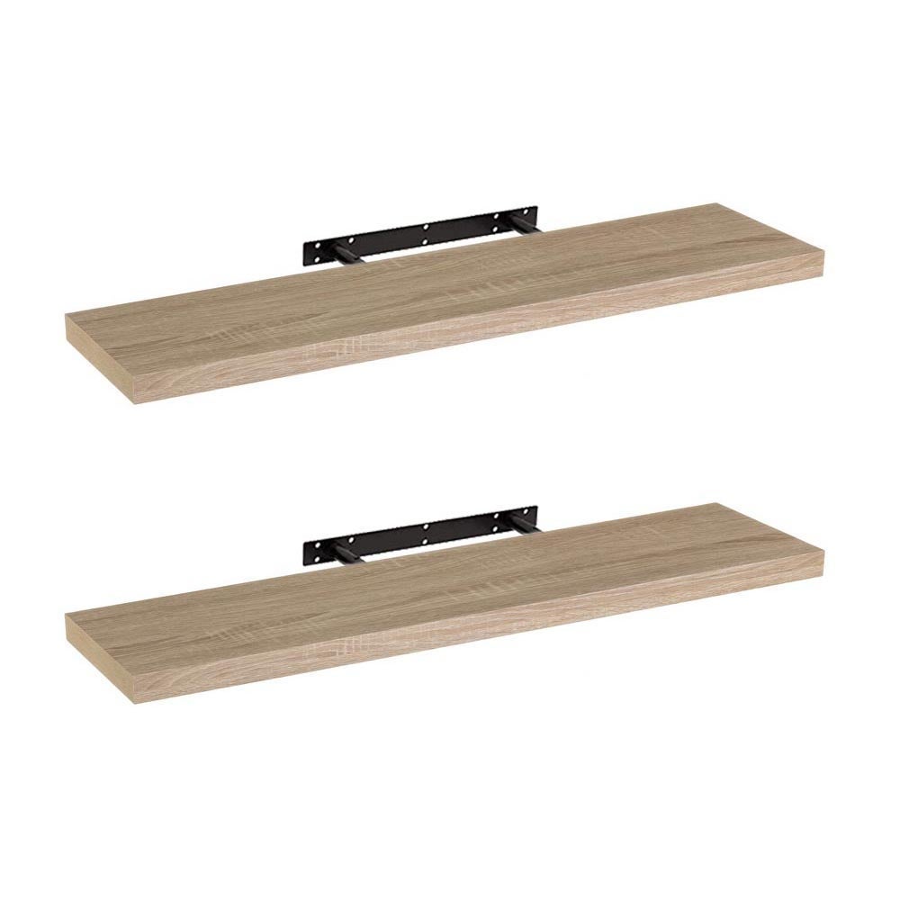 Set de 2 estantes flotantes de 100 cm